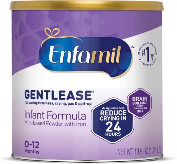 Enfamil Gentlease Infant Formula Milk with Iron (0-12months) 352gm