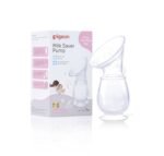 Pigeon Milk Saver Pump – 100% Food-Grade Silicone | BPA-Free | Suction Base | Leak-Proof Milk Collector