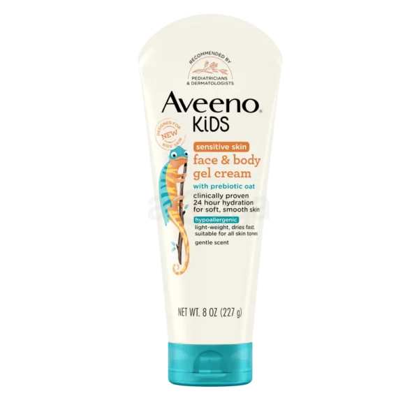 Aveeno Kids Face & Body Gel Cream 227g