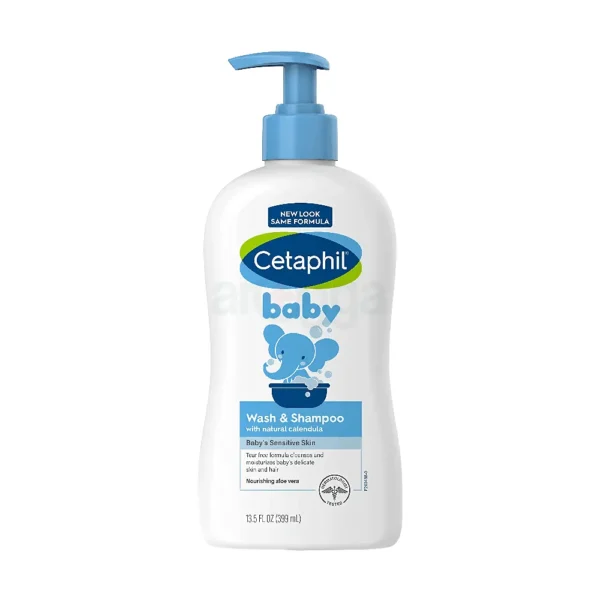 Cetaphil Baby Wash & Shampoo with natural calendula 399ml