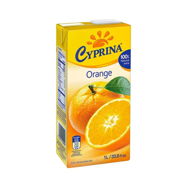 Cyprina Orange 100% Natural Juice 1litre