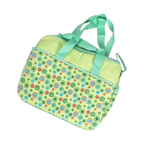 Baby Diaper Bag Green Multi-Color