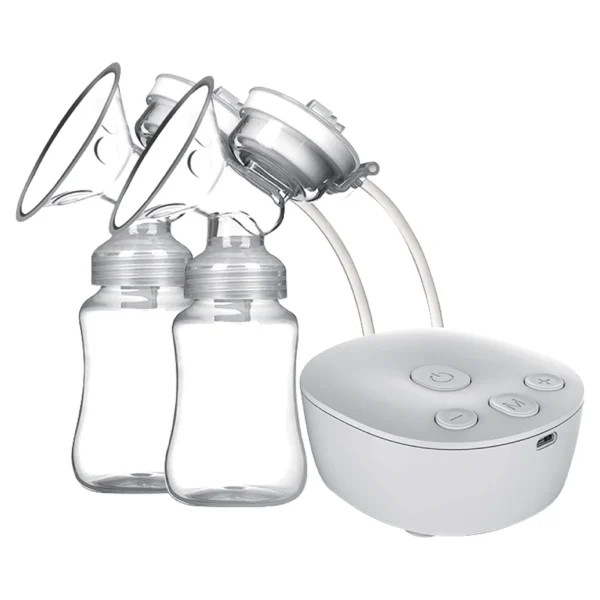 Double Electric Pump Hands Free Pump for Breastfeeding 2 Modes & 9 Adjustable Levels Low Noise Anti-Backflow