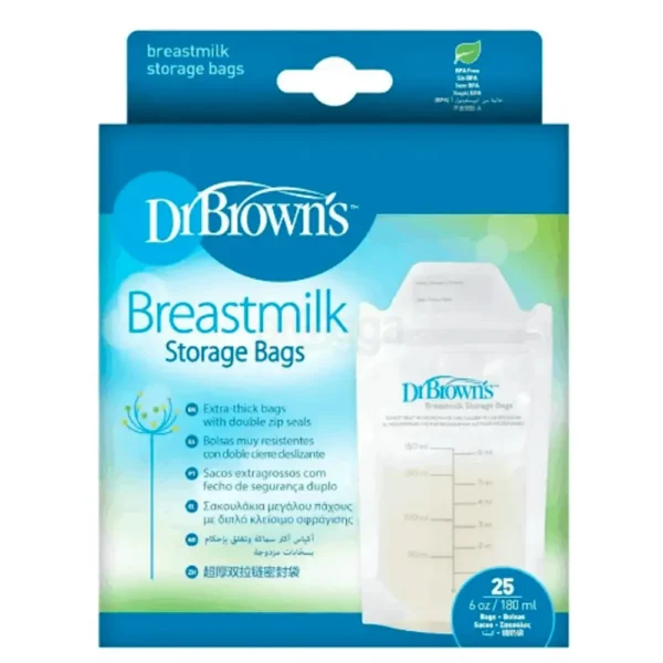 Dr. Brown’s Breast Milk Storage Bags 25pcs