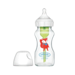 Dr. Brown's Options+ Wide Neck Glass Feeding Bottle with Anti Colic Vent 6m+ 9oz - 270ml BPA Free