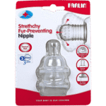 Farlin Stretchy Anti Colic Fur Preventing Nipple for 3Step 3MPlus 2 Pcs - T-3