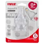 Farlin MomFit Anti-Colic Silicone Nipple Standard Neck 0m+