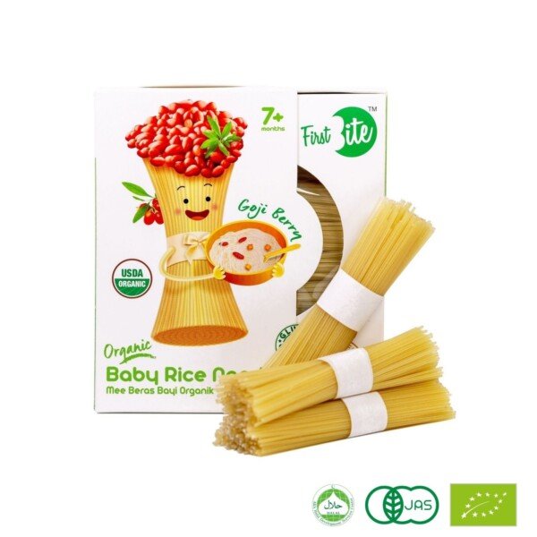 First Bite Goji Berry Organic Baby Rice Noodle (7+months) 180gm