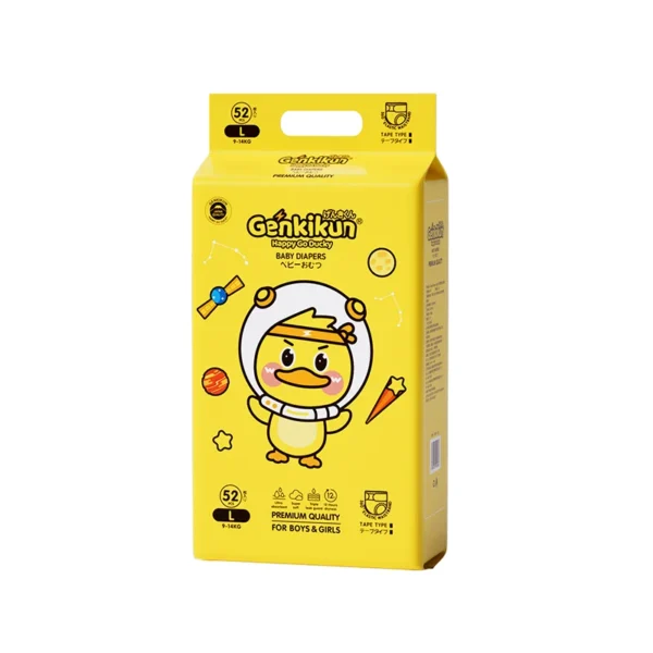 Genkikun Baby Diapers L-52 pcs