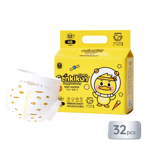 Genkikun Baby Diapers NB-32 pcs