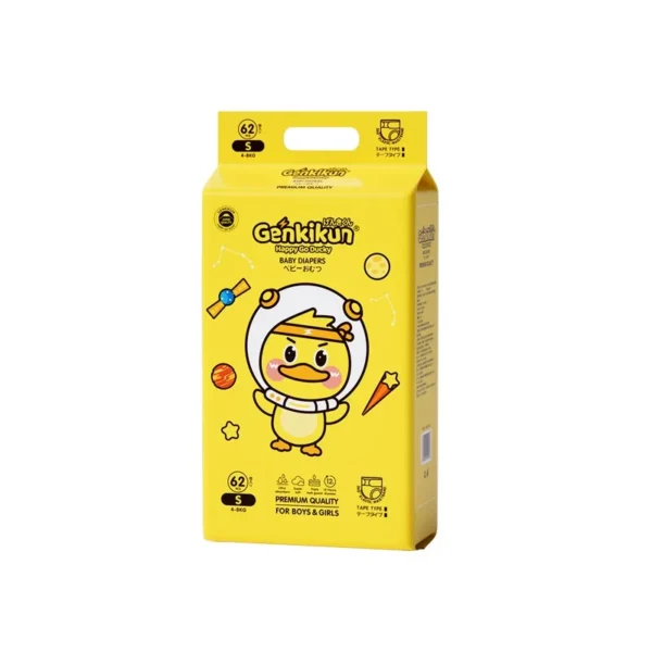 Genkikun Baby Diapers S-62 pcs