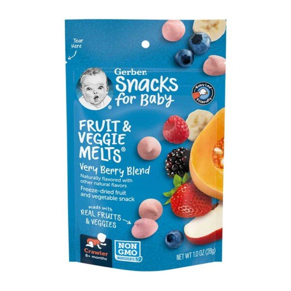 Gerber Fruit & Veggie Melts Very Berry Blend (8+ Months) 28gm