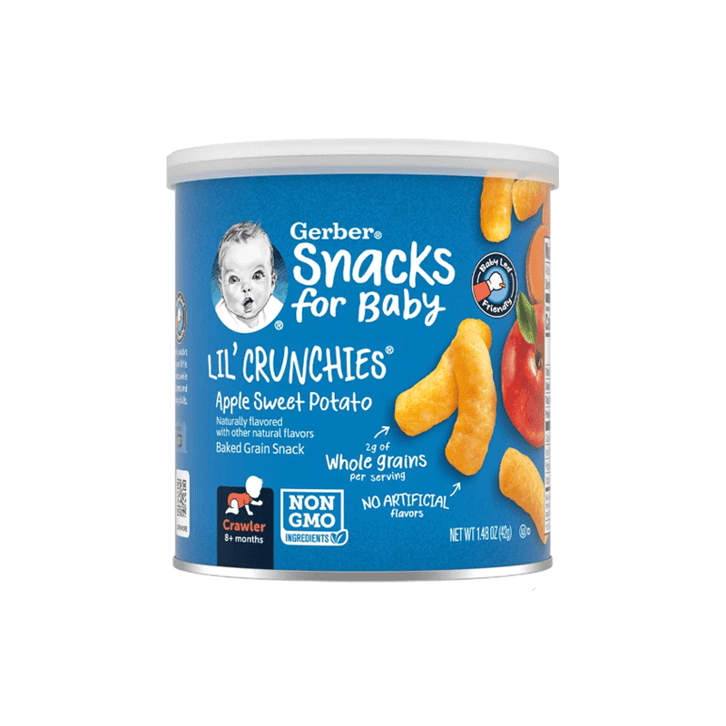 Gerber Lil' Crunchies Apple Sweet Potato (8+ Months) 42gm