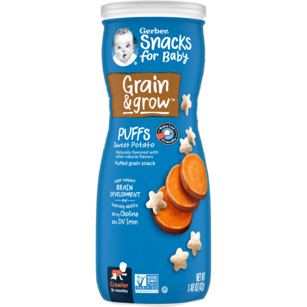 Gerber Sweet Potato Puffs (8+ Months) 42gm