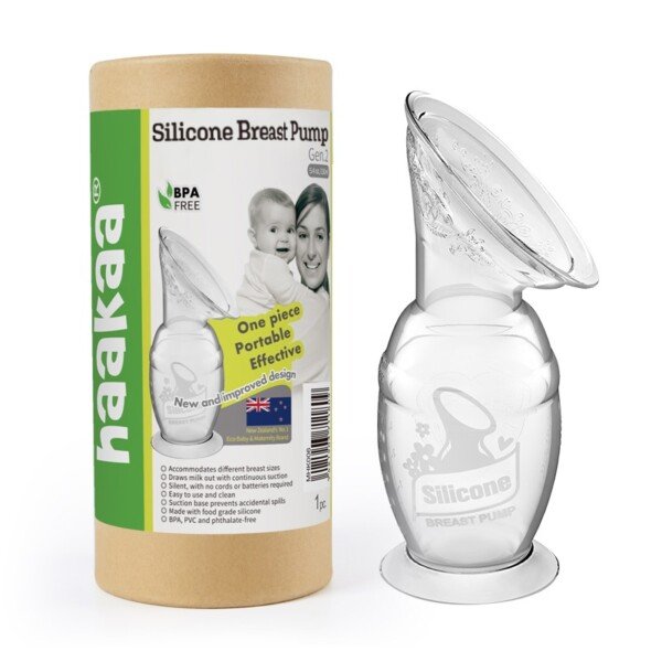 Haakaa Generation 2 Silicone Breast Pump with Suction Base (100-150ml)