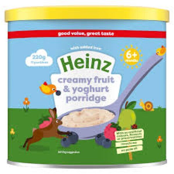 Heinz Creamy Fruit & Yoghurt Porridge (6+months) 220G