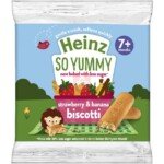 Heinz Strawberry & Banana Biscotti (7m+) 60gm