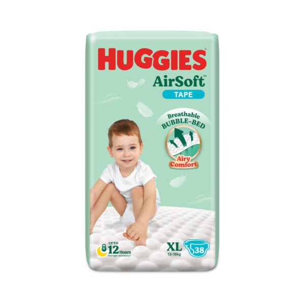Huggies Diapers Airsoft SJP (Extra Large) 38pcs pack