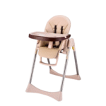 IVOLIA champagne free easy infant installed wholesale plastic baby dining chair adjustable high chair folding chair