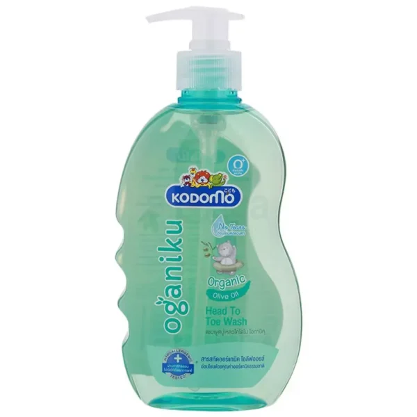 Kodomo Baby Organic Head To Toe Wash with jojoba oil 720ml