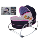 Mastela 5 In 1 Rocker Bassinet Set For Kids Pink