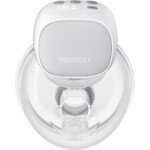 Momcozy Hand-Free Breast Pump with LED Display S9 Pro, for Breastfeeding Moms, 1 Pack, Quill Gray