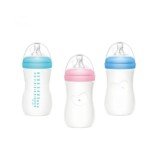 Momeasy Baby 240ml-8oz Wide Neck Glass Feeding Bottle MOQ One Carton Factory Directly Supply