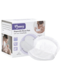 Momeasy Disposable Breast Pads (24pcs) Ultra-absorbent, Soft, and Breathable