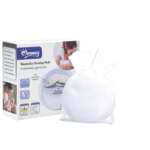 Momeasy Washable Breast Pads (6pcs), Soft absorbent