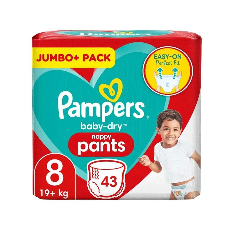 Pampers Baby Dry Pants Size 8-43 pcs