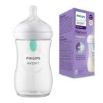 Philips Avent Natural Response Baby Bottle - 260ml Baby Milk Bottle with AirFree Vent  BPA Free for Newborn Babies Aged 1 Months+