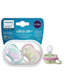 Phillips Avent pacifier, 06-18 months 2pcs set, Multicolor