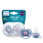 Phillips Avent pacifier, 06-18 months 2pcs set, Multicolor