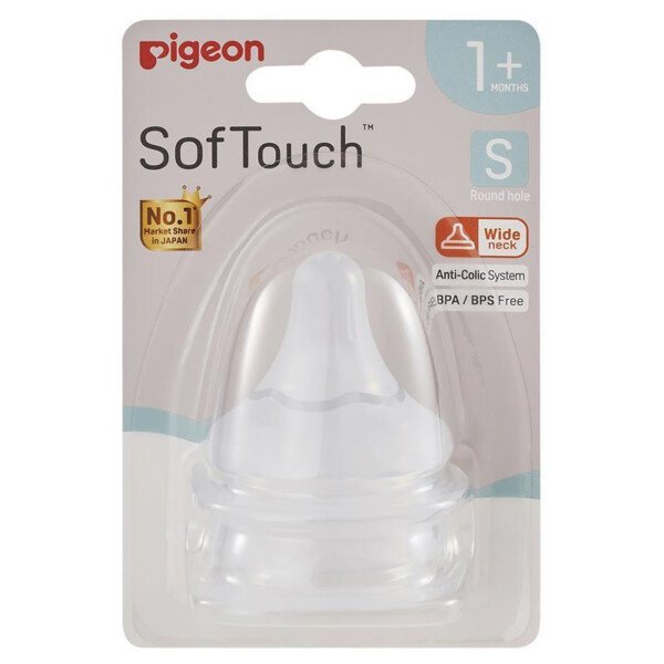 Pigeon SofTouch Teat S 2 Pack