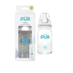 Pur Glass Feeding Bottle 4oz. 130ml.