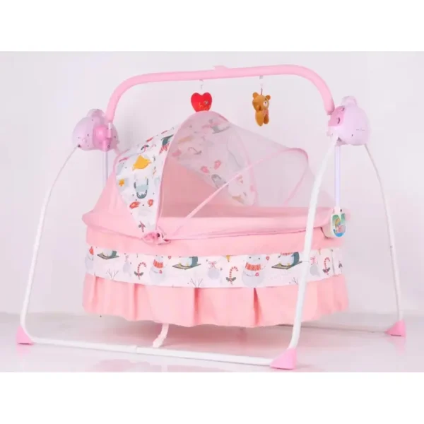 RHS-SC41 Wholesale Electric Swing Baby Bouncer Infant Rocker Recliner Bed with Electronic Music Safety Feature for Home Use