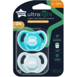 Tommee Tippee 2pcs Multicolor 6-18months Ultra-light Super Soft Silicone Soother
