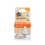 Tommee Tippee Natural Start 2X fast Flow Soft Teats 6m+