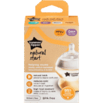 Tommee Tippee Natural Start PPSU Bottle with Slow Flow 0 Months Plus Gentle Feeding from Day One - 150 ml