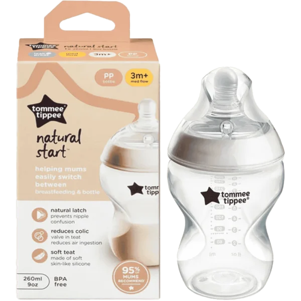 Natural Tinted Feeding Bottle