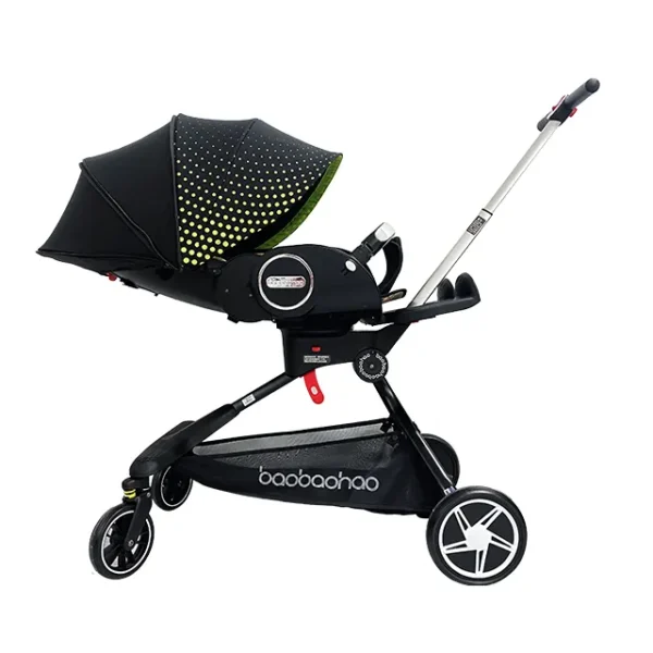V9 Baby Walking Artifact Walking Stroller High Landscape Can Sit Lie Flat Lightweight and Foldable Four-wheeled Stroller