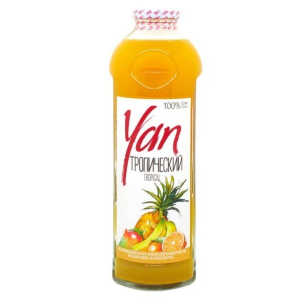 Yan Tropical No Sugar Added 100% Juice 946ml