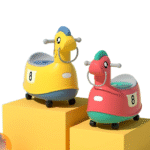 2 in 1 Baby Potty Car Training Potty Seat Fun Cartoon Pulley Car Baby Training Seat Boys and Girls Toddler Potty Wholesale