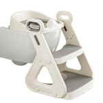2-in-1 Potty Training Toilet With Toddler Step Stool, Adjustable Height, Stable and Safe, Comfortable Soft Cushioned Seat, Splash Guard, for Boys and Girls