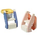 BYJ 4.0 Ladder Potty Seat with Step Stool – 2-in-1 Multifunctional Toilet Training Seat