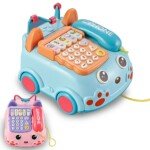 Baby Early Education Learning Toy Multi-functional Light Music Playing Pretend Phone Call Toys Gifts For Boys Girls
