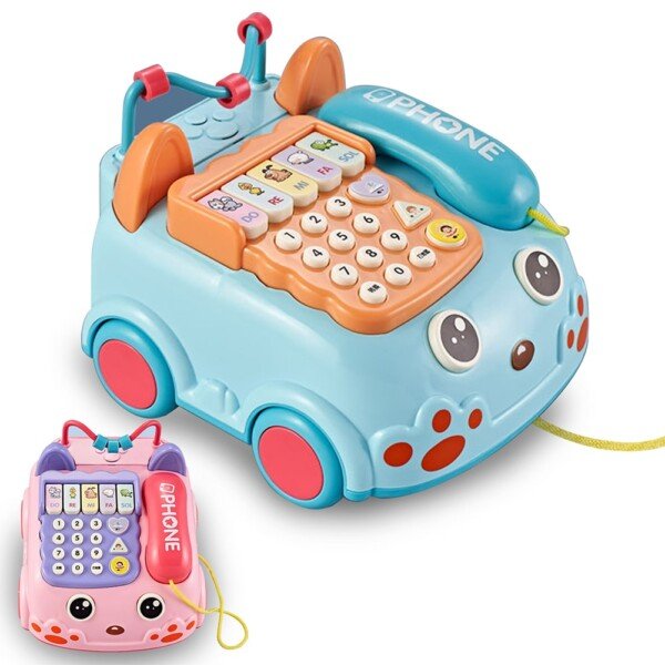 Baby Early Education Learning Toy Multi-functional Light Music Playing Pretend Phone Call Toys Gifts For Boys Girls
