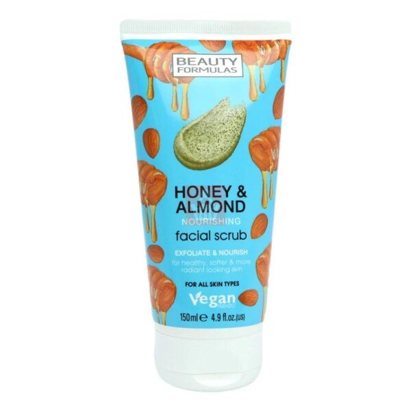 Beauty Formulas Honey & Almond Nourishing Facial Scrub (For All Skin Type) 150ml
