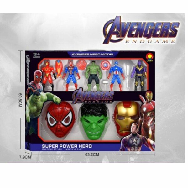 Big Size Avengers Superhero Mask & Figures | NEYF899