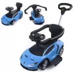 Lamborghini Centenario Kids Ride on Car 3 in 1 Push & Pull Toy Car with Multifunctional Parental Handle Bar Music Perfect Gift for Children